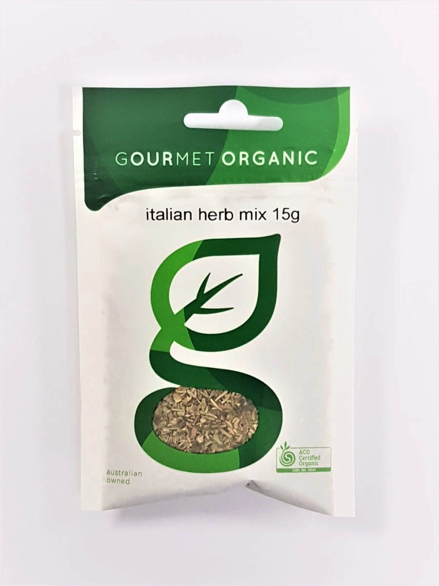 Gourmet Organic Italian Herb Mix 15g | GreenSoul Organics