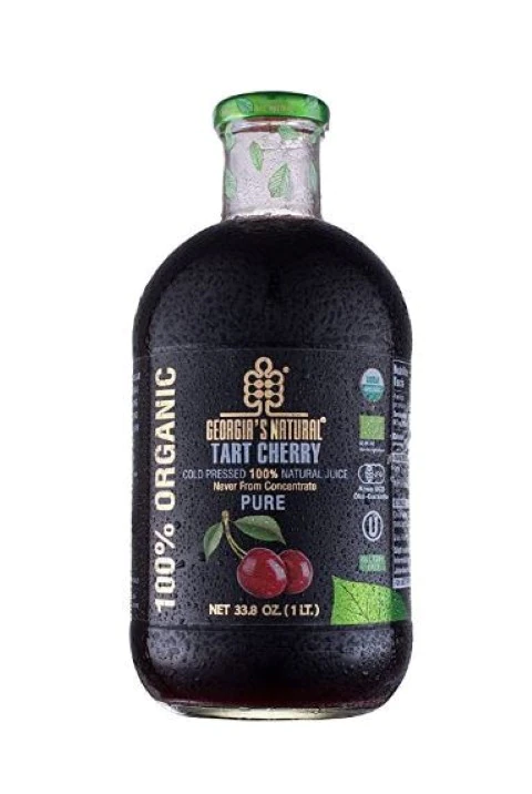 Georgia's Natural Pure Organic Tart Sour Cherry Juice 1L